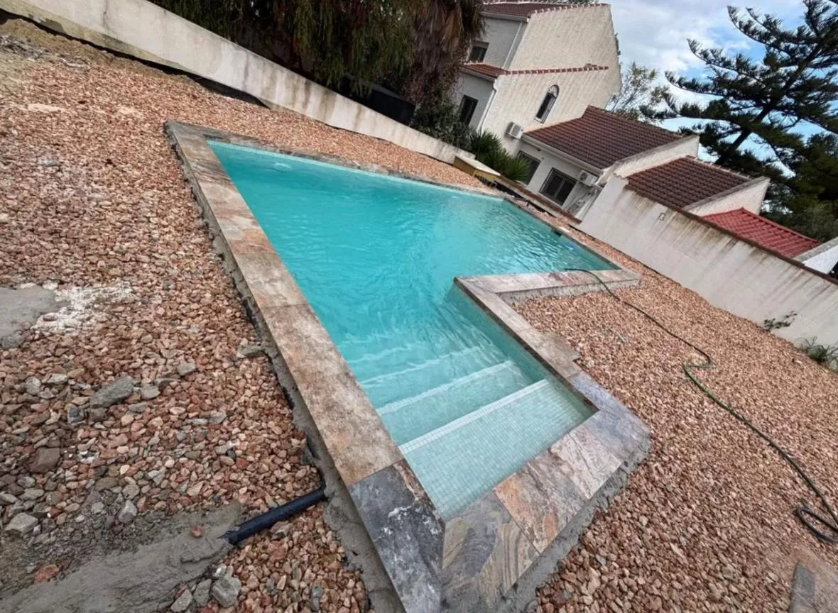 Primer llenado de la piscina